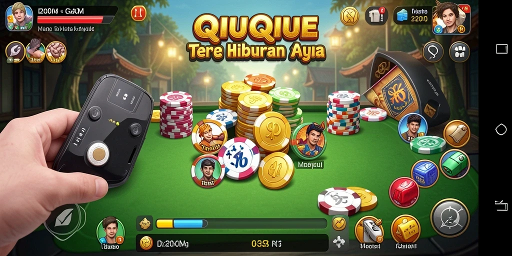 Tampilan gameplay menarik D200M dalam permainan QiuQiu.