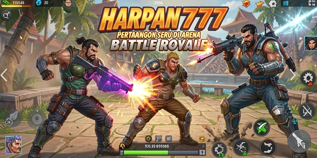 Gameplay seru dari HARAPAN777 dalam pertarungan Battle Royale.