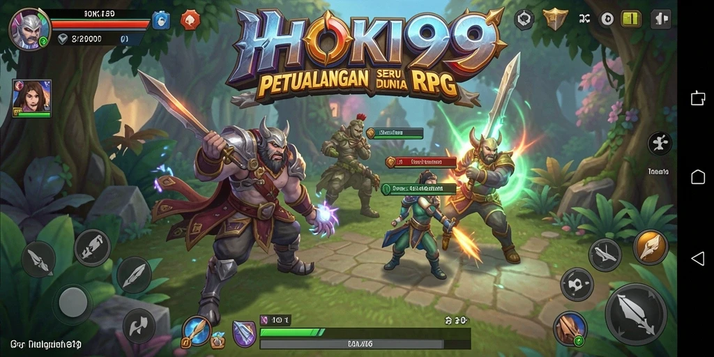 Tampilan gameplay HOKI99 yang menakjubkan dalam dunia RPG.