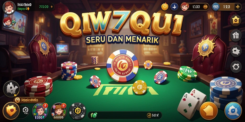 Screenshot IW777 menampilkan gameplay QiuQiu yang mendebarkan.