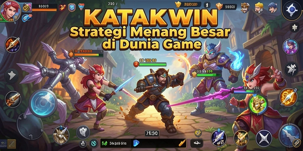 Tampilan gameplay KATAKWIN yang memikat dan penuh strategi.