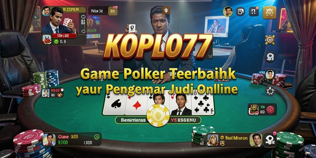 Screenshot KOPLO77 menampilkan pengalaman bermain poker yang mendebarkan.