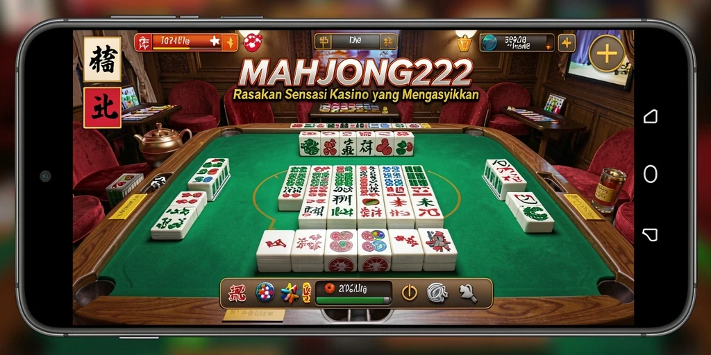 Tampilan gameplay kasino yang memukau dari MAHJONG222.