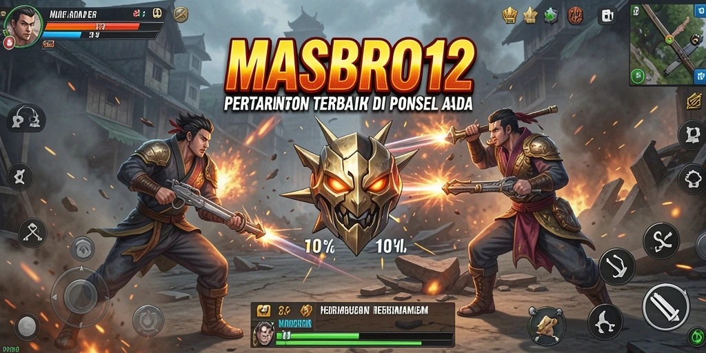 Screenshot gameplay pertarungan seru di MASBRO12.