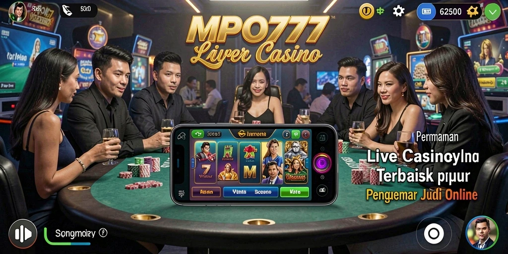Tampilan apik dari gameplay Live Casino MPO777 yang menarik.