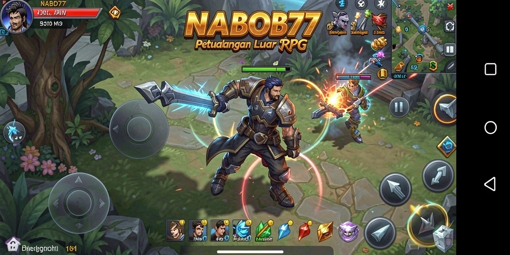 Tampilan gameplay NABOB77 yang memukau di dalam dunia RPG.