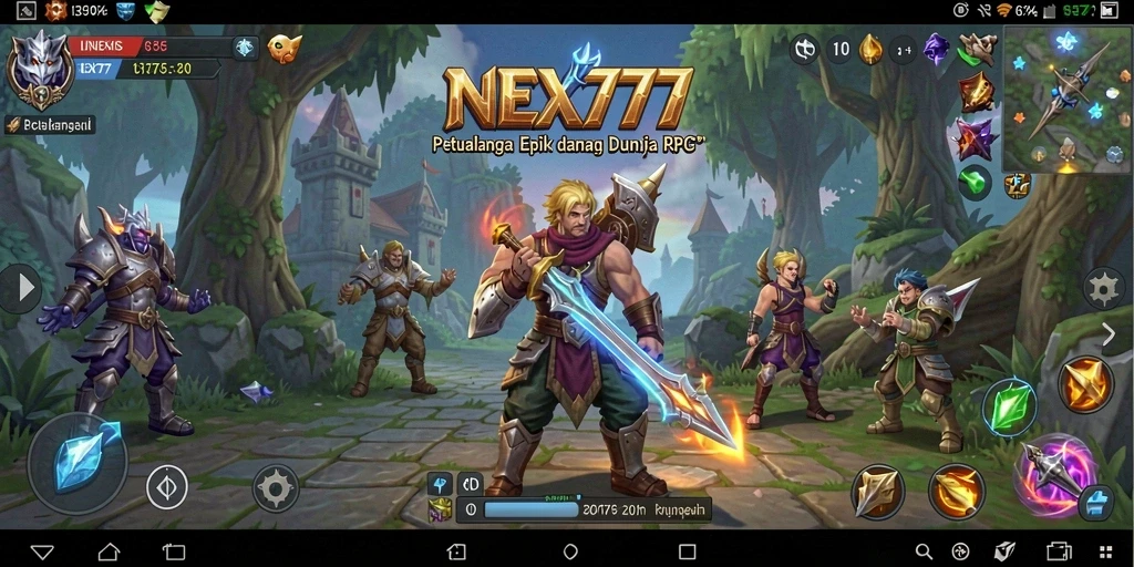 Gameplay menarik NEX777 dengan pertempuran epik dan eksplorasi mendalam.