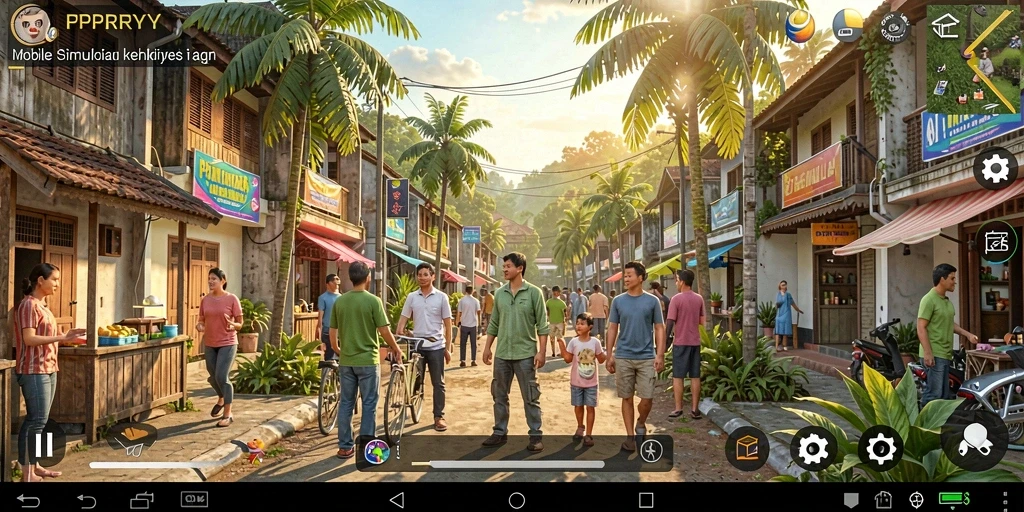 Gameplay menarik dengan interaksi karakter dalam PPRRYY.