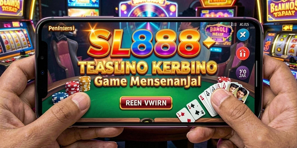 Tampilan layar utama SL888 yang menampilkan permainan Kasino yang mengasyikkan.