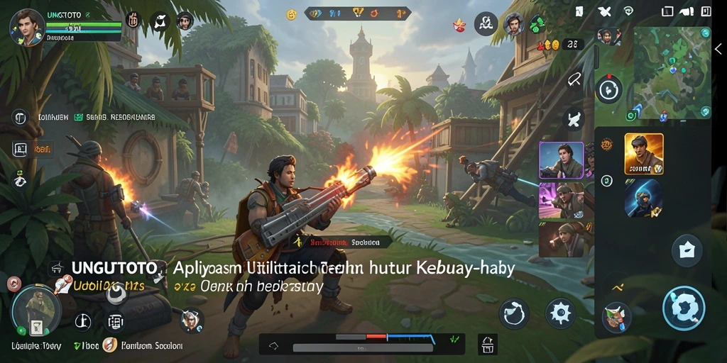 Tampilan antarmuka UNGUTOTO yang memudahkan pengguna.