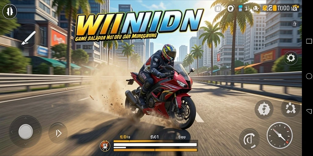 Screenshot dari gameplay seru WINIDN dengan grafis menawan