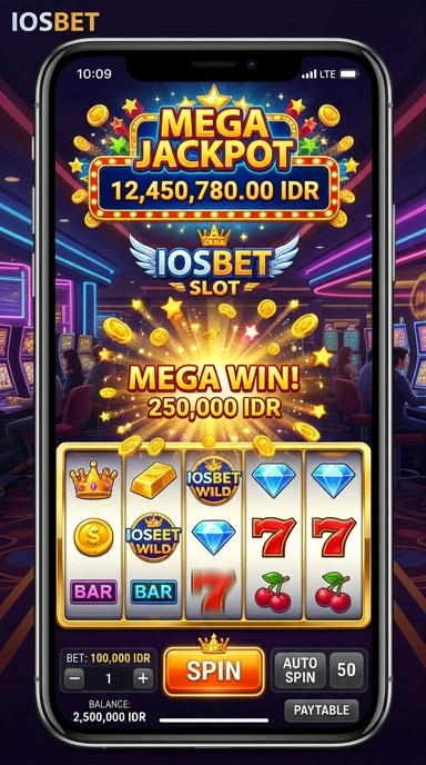 Tampilan antarmuka aplikasi iosbet yang mudah dipahami.